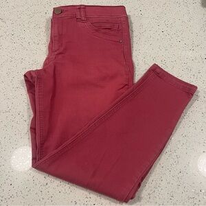 DEMOCRACY "Ab technology" Stretch Pink Skinny Jeans Women's Size 10